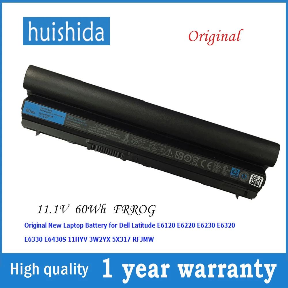 Новый оригинальный аккумулятор FRROG для ноутбука Dell WJ38 HJ474 J79X4 Latitude E6220 E6230 E6320 E6430S