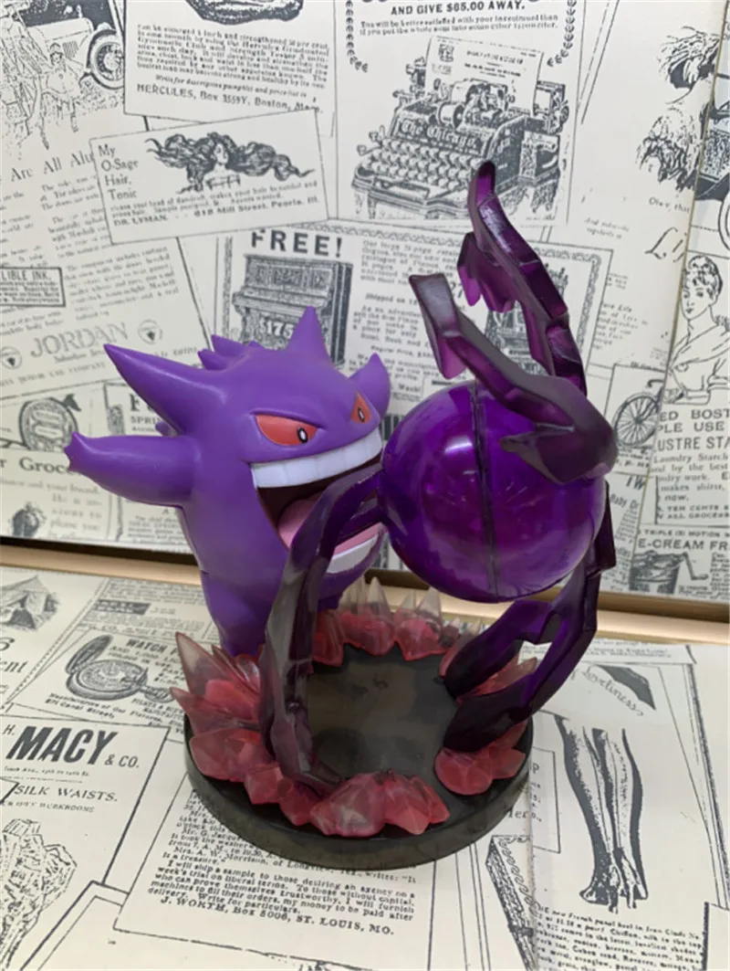 15 см японское аниме Gengar In the Fighting фигурка модель игрушки призрак фигура игрушки pokemones украшение комнаты подарки для детей