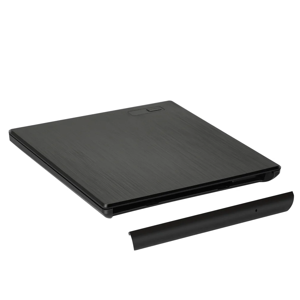  USB 3.0 9.5mm SATA Interface CD DVD RW Burner ROM Drive External Case Enclosure For Laptop Notebook