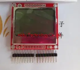 5 шт./лот для Nokia 5110 LCD черный на голубом фоне 84x48 дисплей 8 бит AVR/PIC проектов |