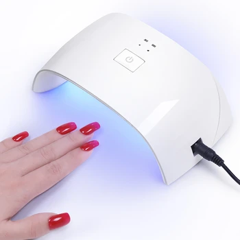 

6W/24W/36W White Nail Dryer Machine UV LED Lamp Portable USB Cable Home Use Nail UV Gel Varnish Dryer Lamp Nail Art Tools