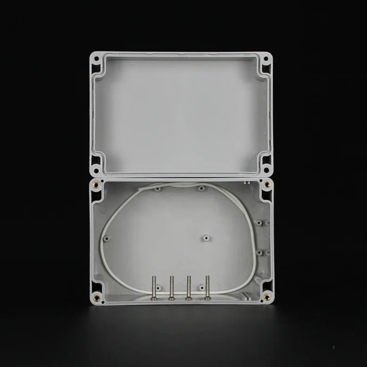 160x110x90 ABS пластиковая коробка IP65 водонепроницаемая распределительная коробка DIY наружная электрическая Соединительная коробка кабель ветка чехол Корпус проекта - Цвет: 160x110x90