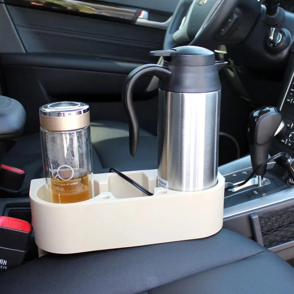 Портативный автомобильный обогреватель, Бутылка 24 В для путешествий, автомобильный чайник, водонагреватель, бутылка для чая, кофе, питьевой чайник для горячей воды 750 мл
