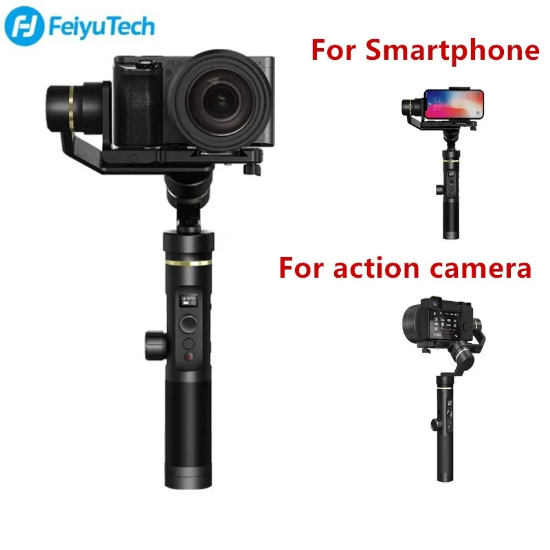  New FeiyuTech Feiyu G6 Plus Gimbal Splashproof Handheld Stabilizer for Smartphone Gopro hero Mirror