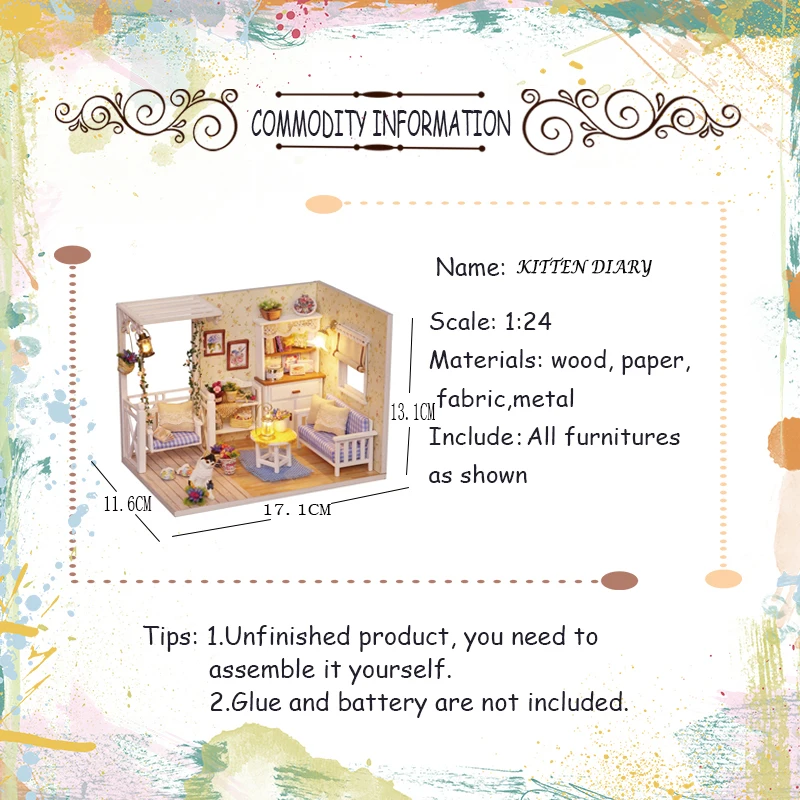 Doll-House-Furniture-Diy-Miniature-Dust-Cover-3D-Wooden-Miniaturas-Dollhouse-Toys-for-Children-Birthday-Gifts