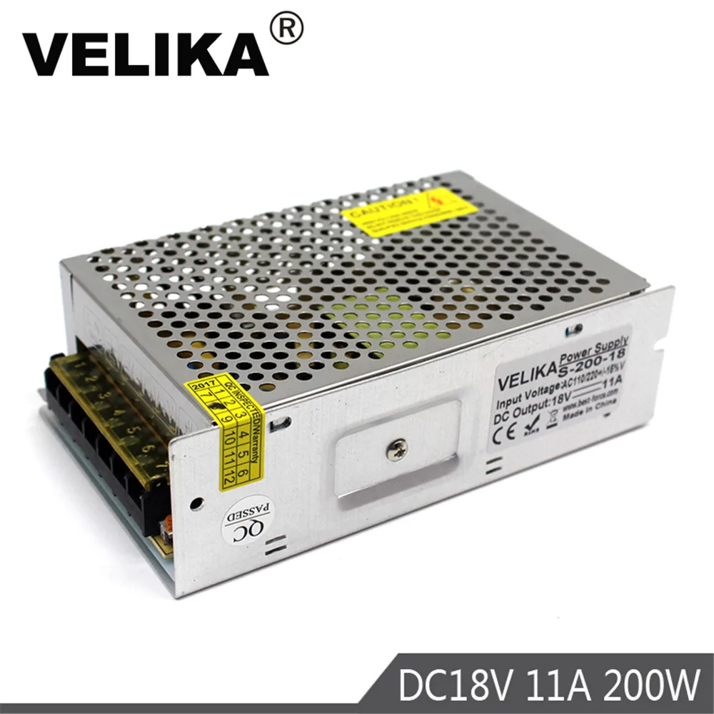 Импульсный источник питания DC18V 11A 200 Вт с одним выходом небольшого объема