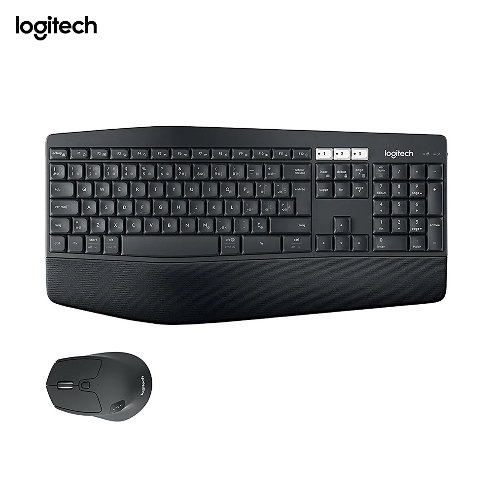 

Logitech MK850, Estandar, Inalambrico, RF Wireless + Bluetooth, QWERTY, Negro, Raton incluido