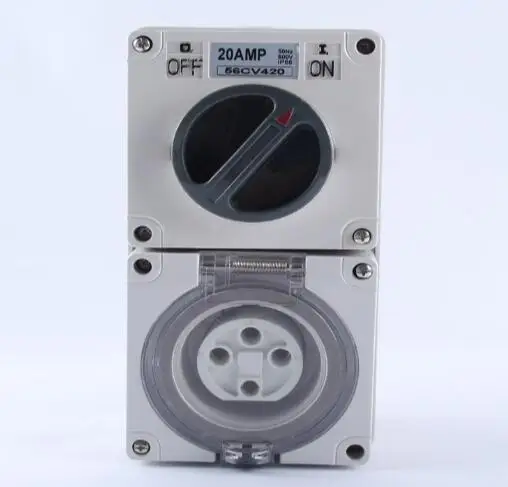 Free Shipping Socket 56CV420 56CV432 56CV440 56CV450 4 Pins Outdoor Yard Wall Power Receptacle Outlet Weatherproof | Обустройство
