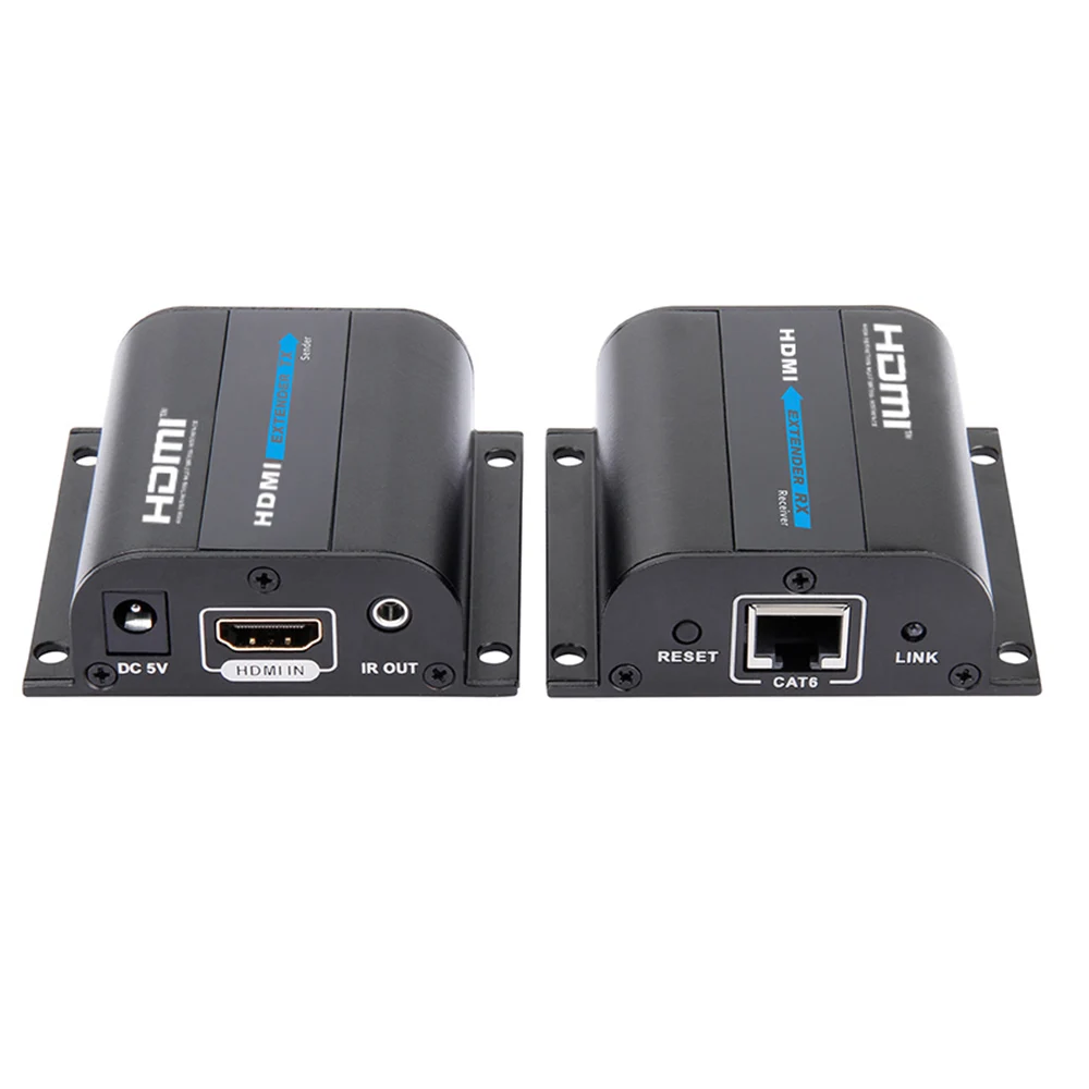 

LKV372A HD 1080P HDMI network extender transmits AV signal up to 50M with IR Control CAT6 RJ45 Signal Network Ethernet Cable