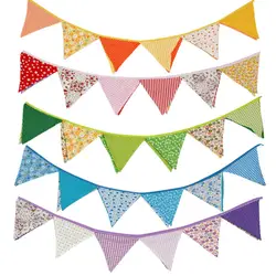 Новый цветной ткани флаги баннер овсянка Вымпел для Свадебная вечеринка украшения дома