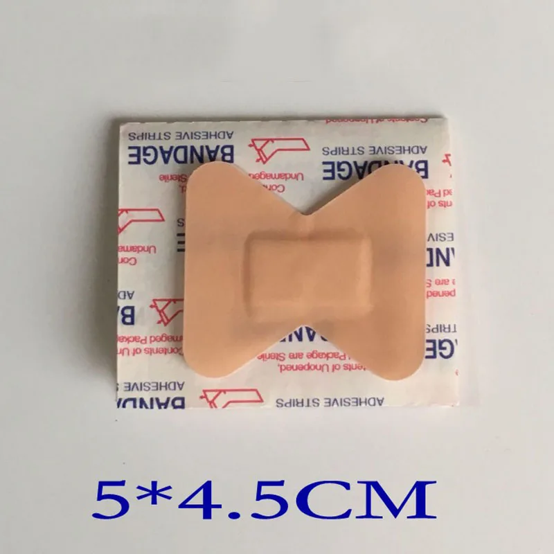 100PCS Butterfly type fingertip stickers band-aid wound dressing stickers Outdoor first-aid supplies Joint stickers PE material  (5)