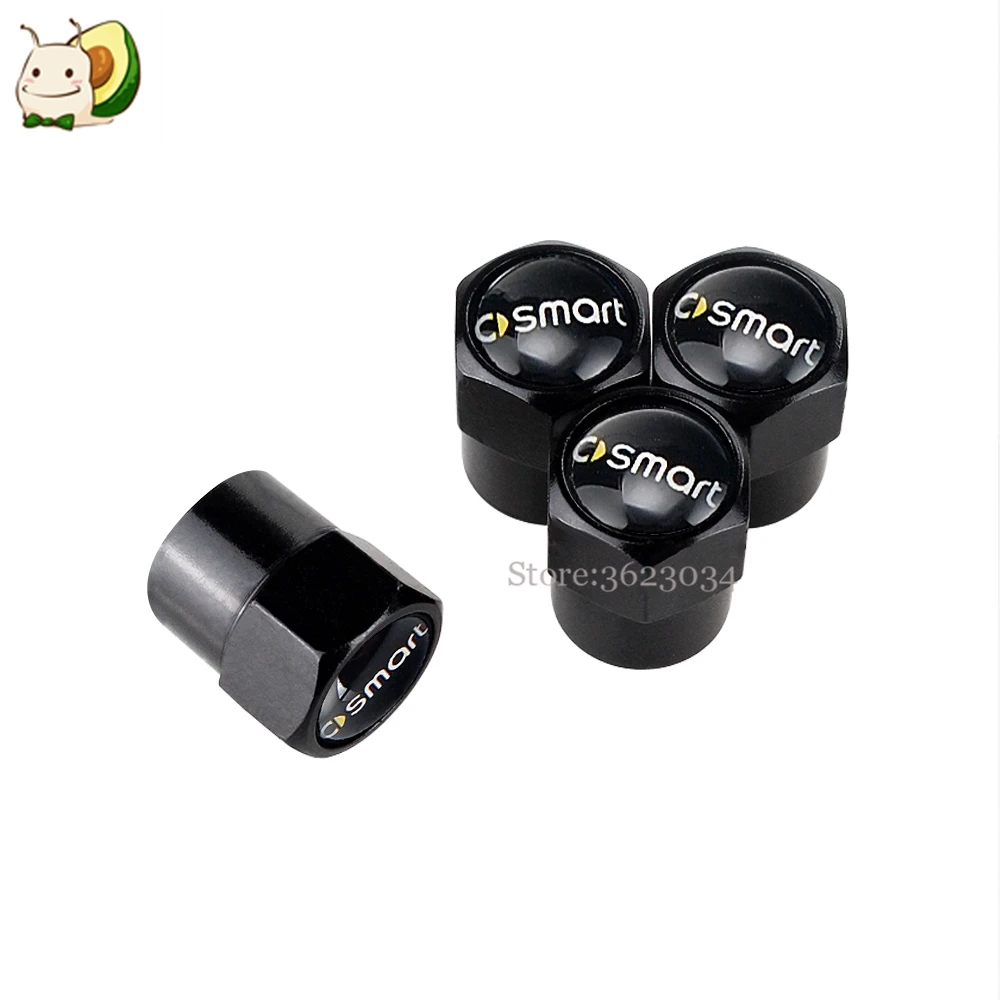 

Tire Valve Caps Wheel Stem High Quality for Smart Roadster 450 Forfour Prix Fortwo Forfour Car Accessories