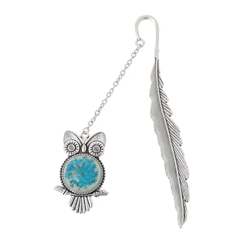 

Glow In The Dark Luminous Book Marker Creative Feather Dragon Bookmark Label School Office Stationery