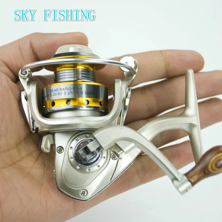 New 2016 DE150 MINI Small fishing reels,10BB,5.2:1,carretilha pesca,abu garcia,fly fishing,Ice Fishing,spinning reel,Metal