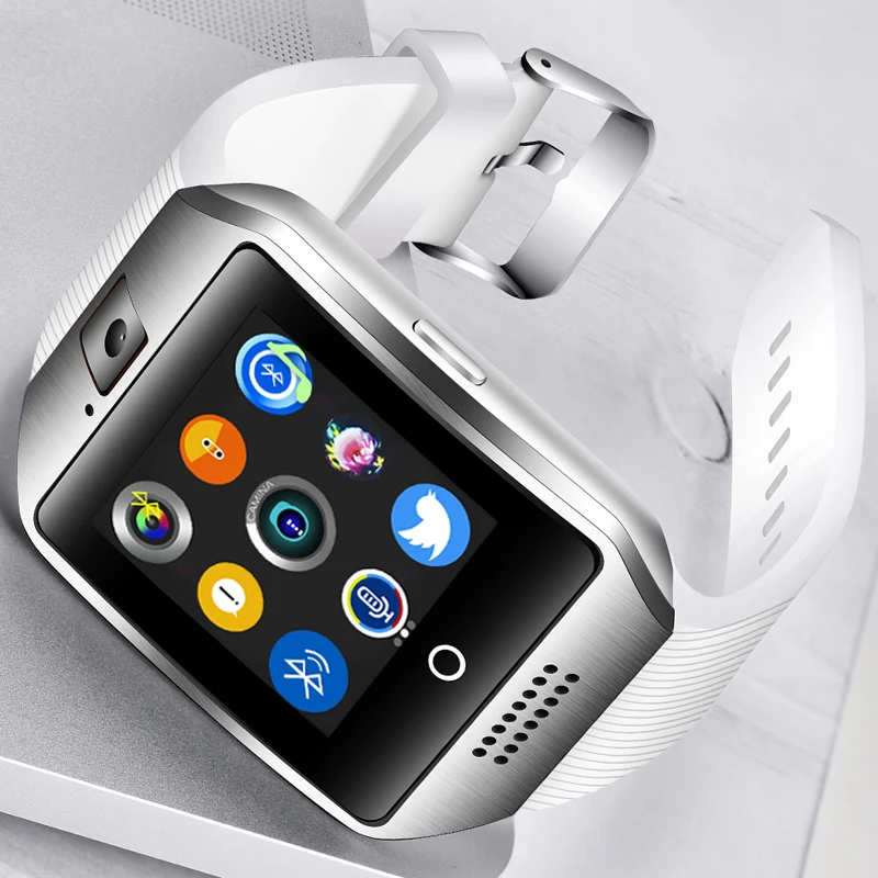 

2018 New Smart Watch Men's Smart Watch Bluetooth Connection Sports Watch Music Playback Color Screen Support TI Sim Smart Watch