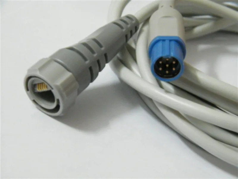Для 7pin Siemens Drager для Abbott uth Edward BD PVB Medex HP IBP преобразователь Кабель-адаптер