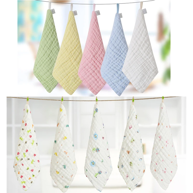 

Square Muslin Baby Bibs Cotton Solid Ruffle Bibs Newborn Burp Cloth Towel Baby Feeding Saliva Handkerchief Baby Accessories