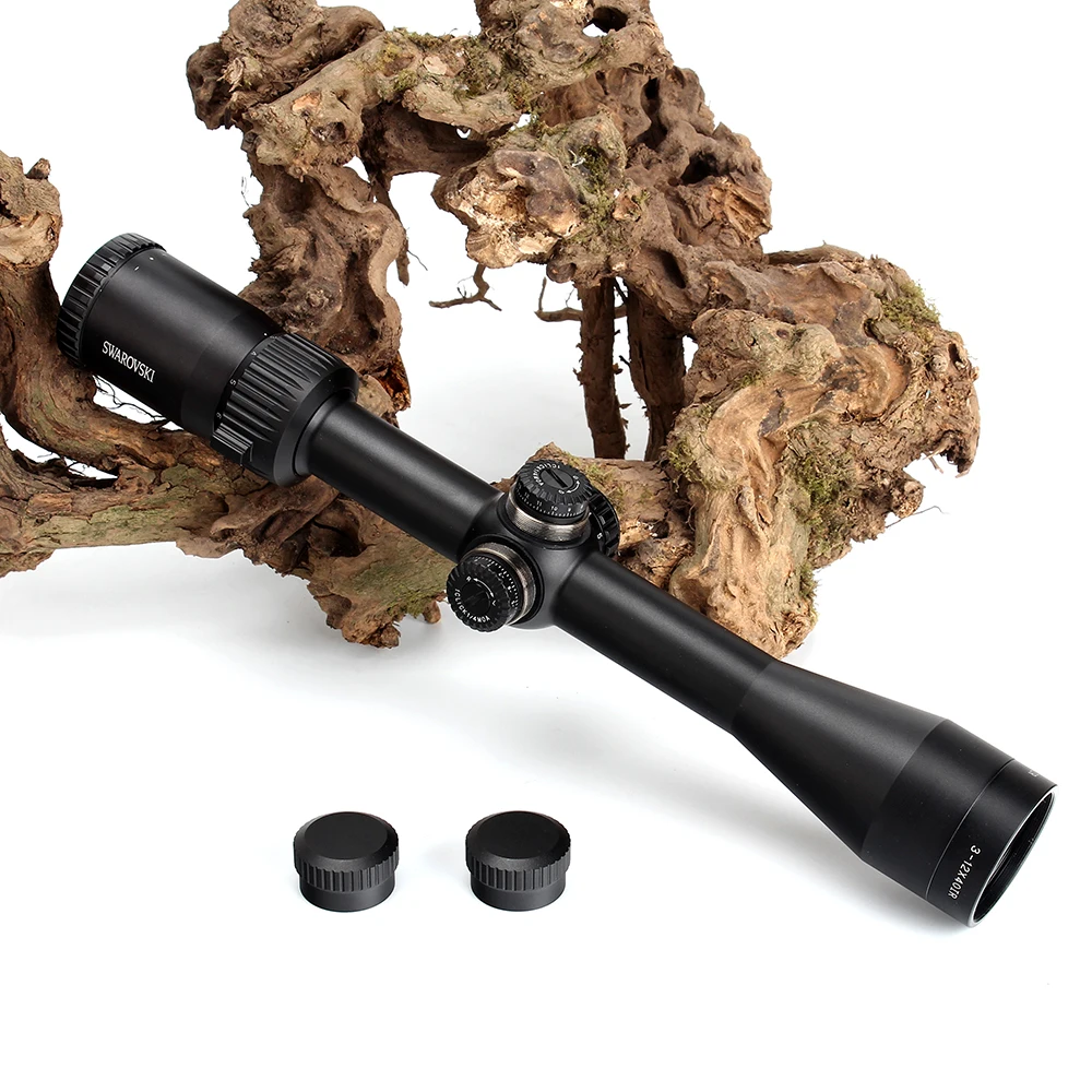 China SWAROVSKl 3-12X40 IR Riflescope F191 Red Illuminated Glass Etched Reticle Turrets Reset Full Size Hunting Rifle Scopes (3)