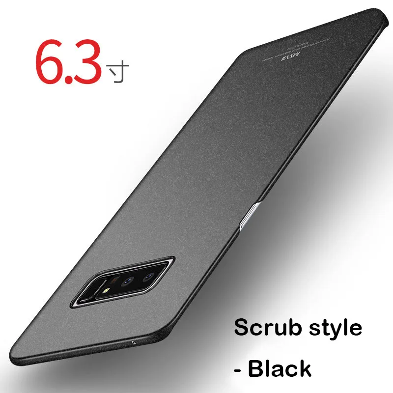 

100% Original MSVII luxury 4 level painting Case for Samsung galaxy Note 8 hard plastic oil painting cover for note8 in stock