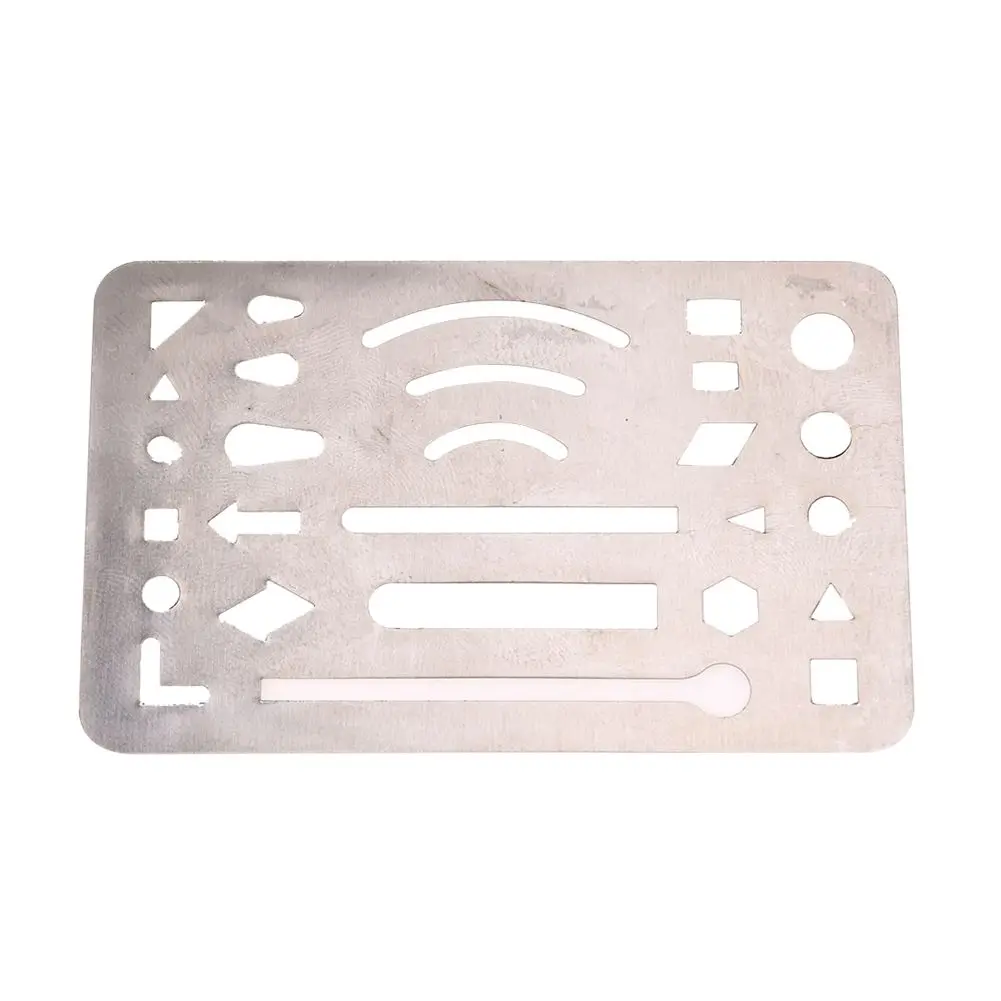

Stainless Steel 27 Patterns Erasing Drawing Drafting Tool Shield