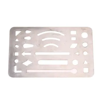 

Stainless Steel 27 Patterns Erasing Drawing Drafting Tool Shield