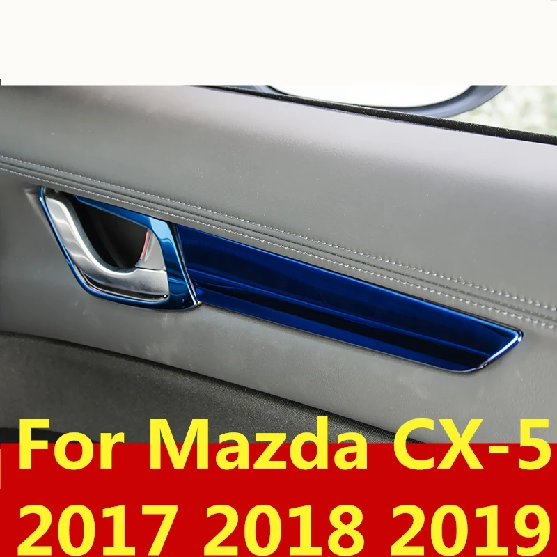 Для Mazda CX-5 CX5 CX 5 2017 2018 2019 автомобильный Стайлинг крышка внутренней дверной ручки