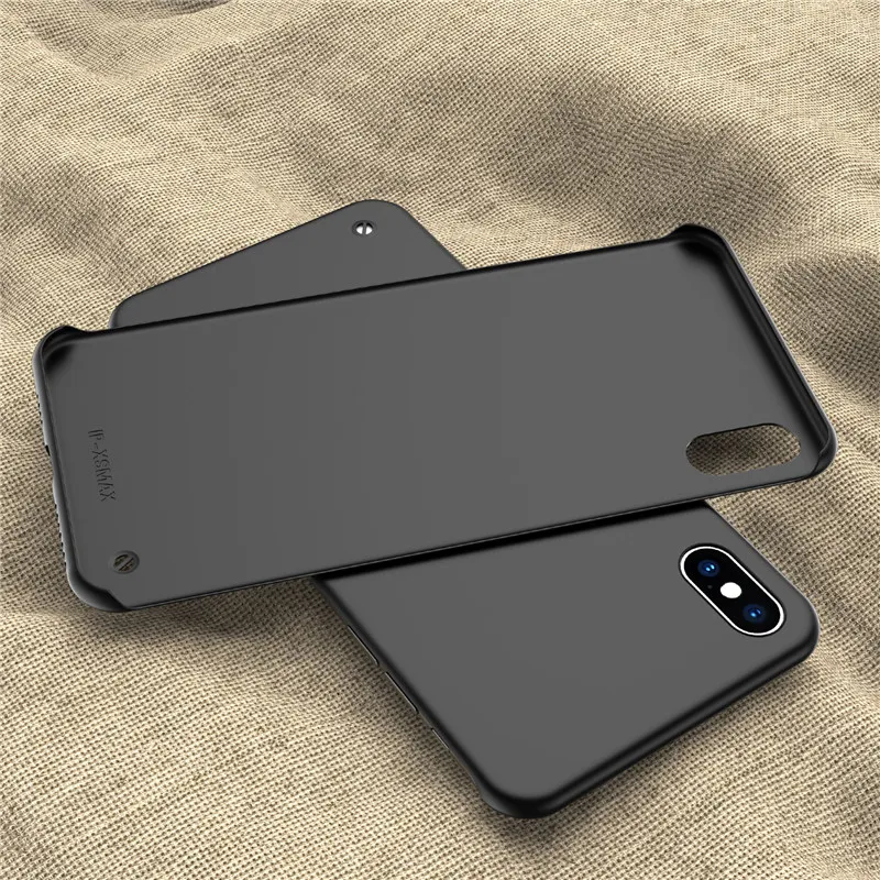 

iPWSOO Phone Case For iPhone 6 6s 7 8 Plus X XR XS Max Luxury Candy Colors Frameless Hard PC For iPhone X Phone Case Cover
