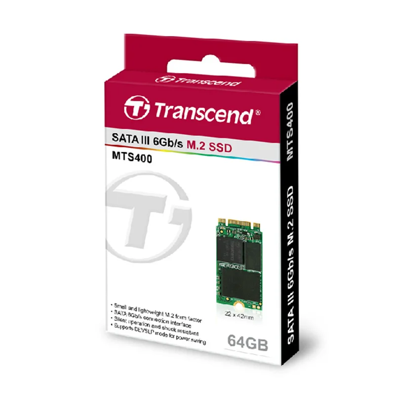 Transcend MTS400 SATA M.2 interface SSD Solid State Drives 64GB SSD