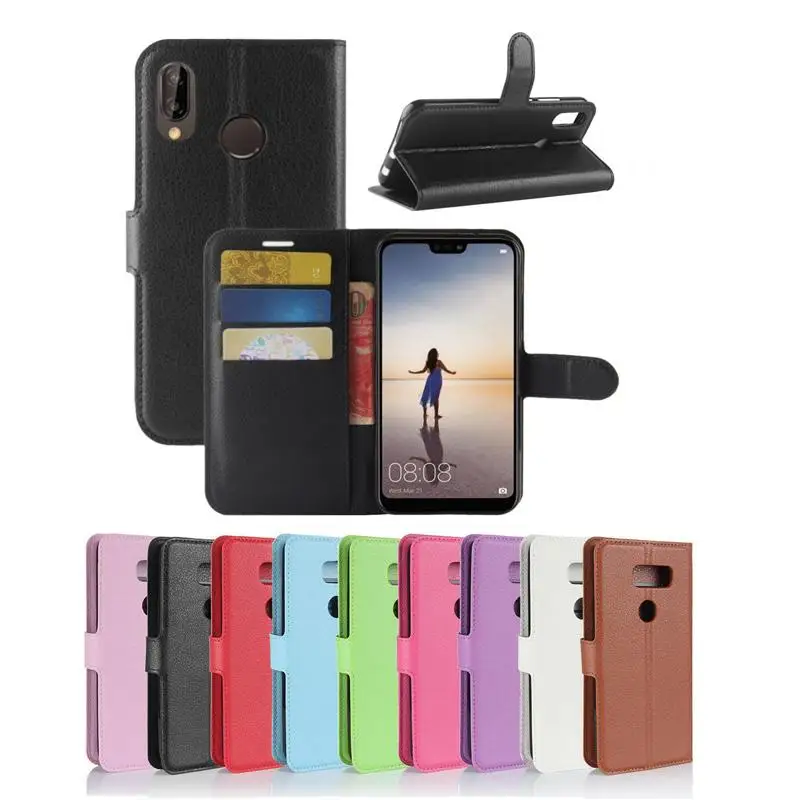 Для huawei P20 Lite Pro &amp Nova 3e Роскошные противоударный магнитных флип Кожа PU Стенд