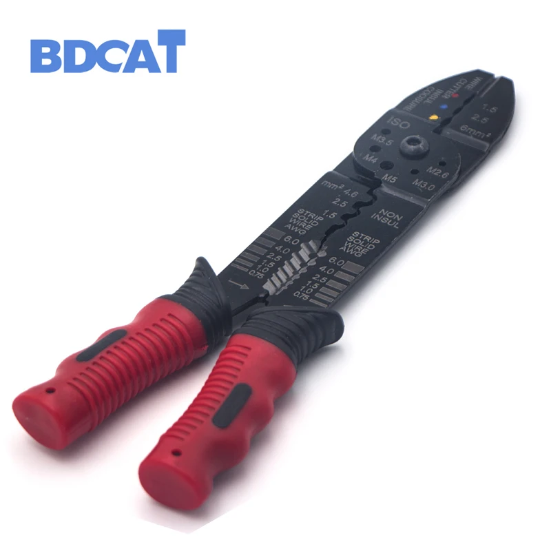 

BDCAT Electric Multi Tools Cable Wire Stripper Plier Cutter Crimper Automatic Multifunctional Terminal Crimping Stripping