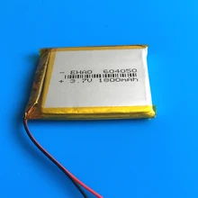 604050 3 7V 1800mAh lipo polymer lithium rechargeable battery cells for MP3 GPS navigator DVD power