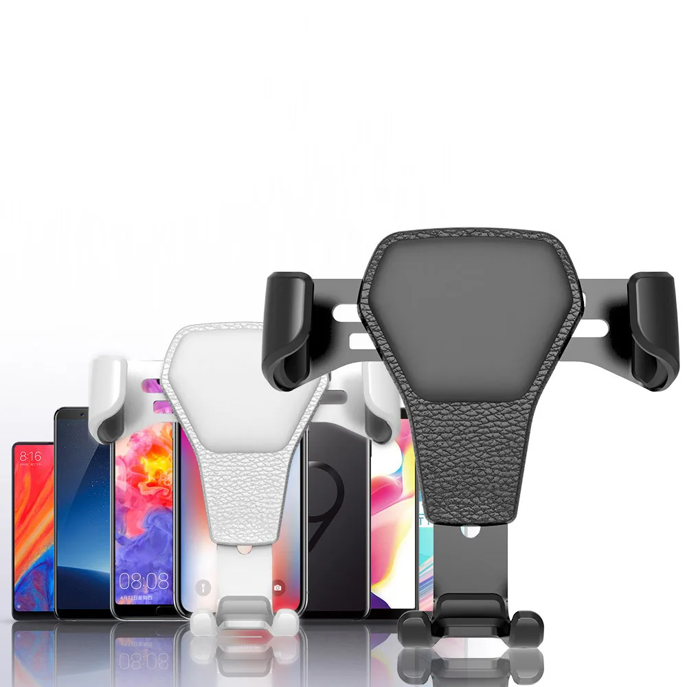 2021 New One Universal Car Phone Holder GPS Stand Gravity Stand For Phone in Car Stand No Magnetic For iPhone X 8 Xiaomi Support iphone charging dock