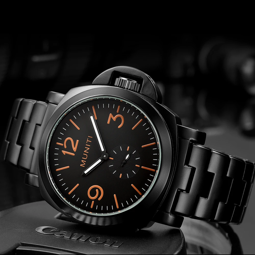 

simple quartz watches men tops luxury brand full steel men's wristwatch casual sport watch men waterproof male clock kol saati