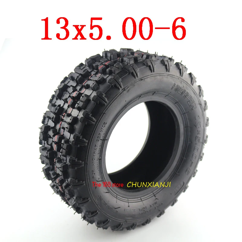 

High quality 13x5.00-6 Tubeless Tyre For ATV QUAD Bike Gokart Scooter mini Buggy Mower Snow Plow motorcycles part vacuum tire