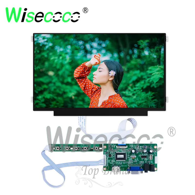 

11.6 inch antiglare TFT LCD screen 1366*768 HD with edp VGA HDMI EDP driver board for laptop notebook PC industrial