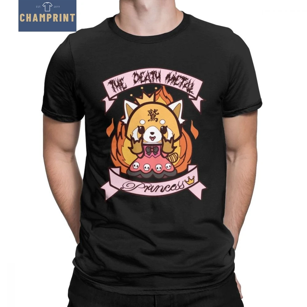 

Aggressive Retsuko Cute Anime Hip-hop T Shirt Man Short Sleeve Clothes Graphic Tees Pure Cotton Crewneck T-Shirt