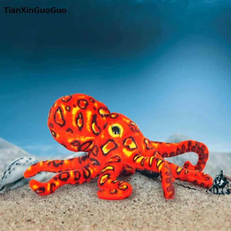 

about 32cm simulation red octopus plush toy soft doll birthday gift h2049