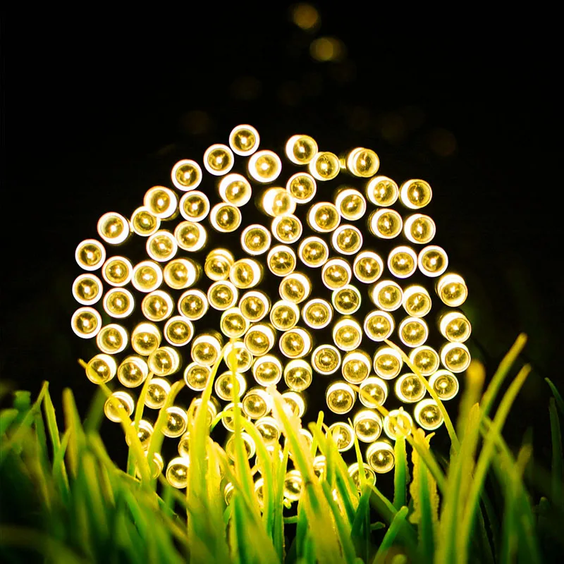 

SOCO Garland Solar String Lights 22meter 200LEDs Waterproof Street Garden Tree Home Deco Bare Lamp Fairy Lighting With 8 Modes