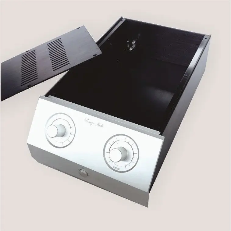 

GZLOZONE DIY алюминиевый кожух, DAC/предусилитель/усилитель шасси 320*100*362 мм
