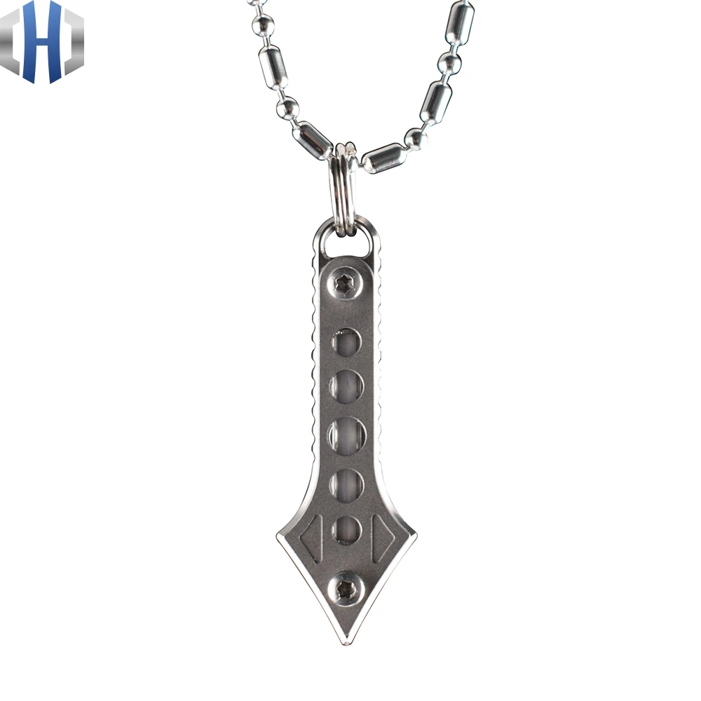 

Titanium Self-luminous EDC Tritium Tube Pendant Fluorescent Night Light Clothes Hanging Chain Mobile Phone Key Pendant
