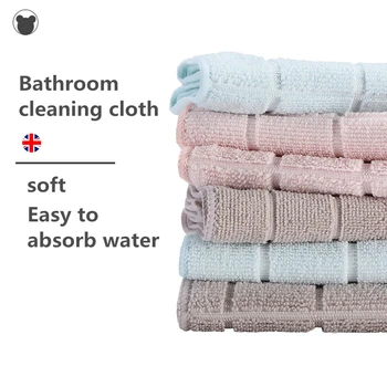 

3PCS Soft rag microfiber cleaning cloth for bathroom Sanitary ware sink absorption napkins kitchen towel rags plaid dishcloth