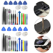 Дешевые 21 в 1 Набор инструментов для ремонта мобильных телефонов Spudger Pry Набор отверток для открывания iPhone X 8 7 6S 6 Plus набор ручных инструментов