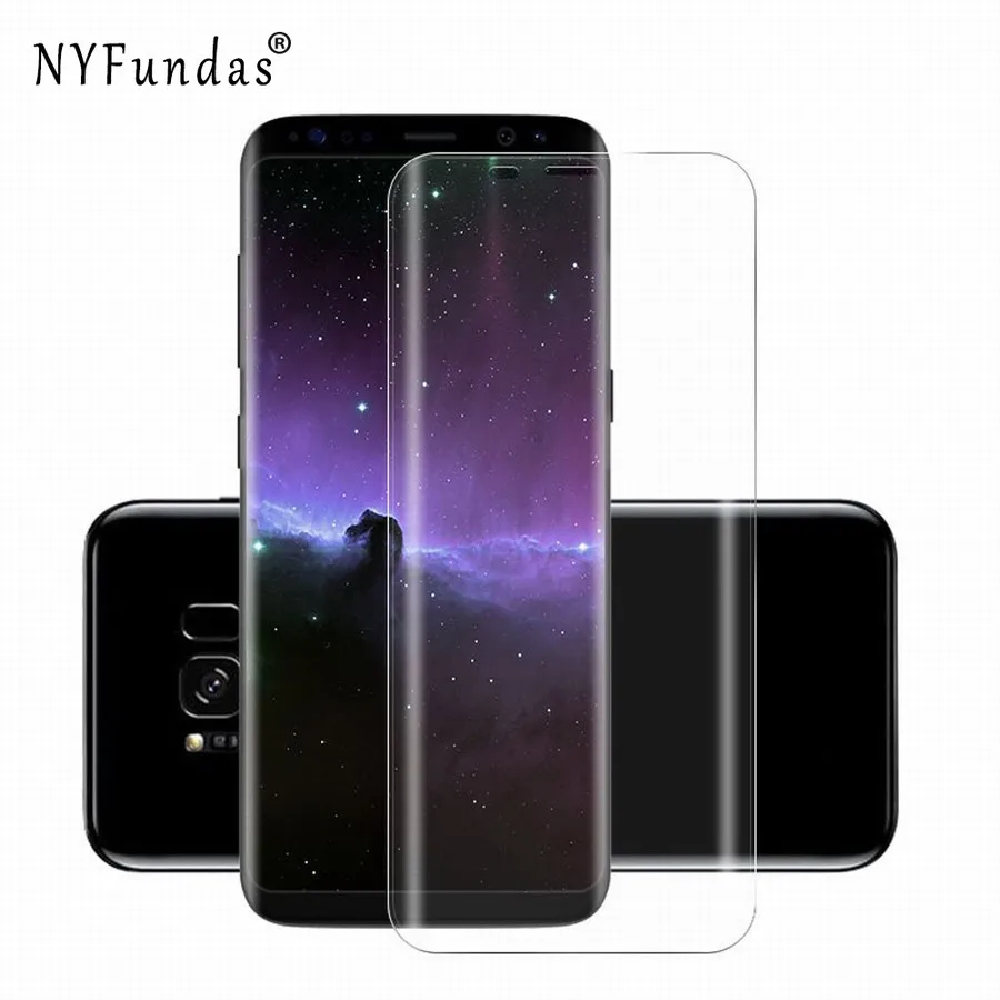 NYFundas For Samsung Galaxy S8 Screen Protector Tempered Glass Full ...