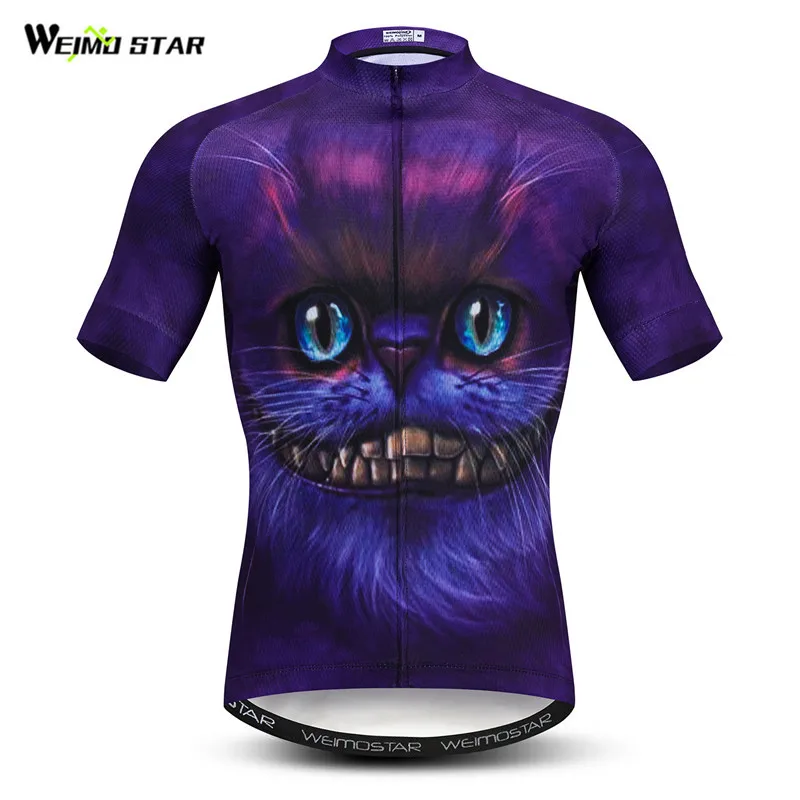 

Weimostar 3D Printing Cycling Jersey Short Sleeve Men Summer Quick Dry Cycling Clothing Mountain Bike Jersey Shirt Bicycle Wear