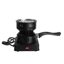 Штепсельная Вилка европейского стандарта 220V уголь для кальяна плита нагреватель угля горелка Горячая тарелка Угля Горелки аксессуары для трубок Кемпинг Пособия по кулинарии плита Черный