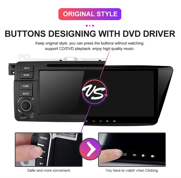 Cheap Isudar Car Multimedia Player Android 9 1 Din DVD Player For BMW/E46/M3/MG/ZT/Rover 75/320/318/325 Quad Core 2GB 16GB Radio FM 23