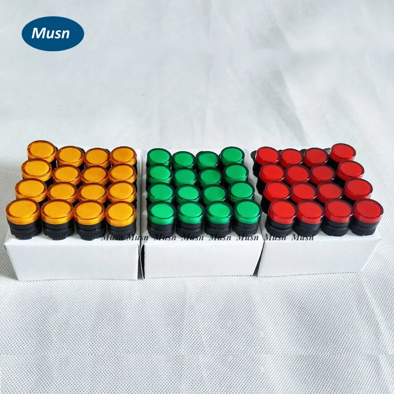 

10PCS/lot AD16-16DS LED Indicator light button signal lamp