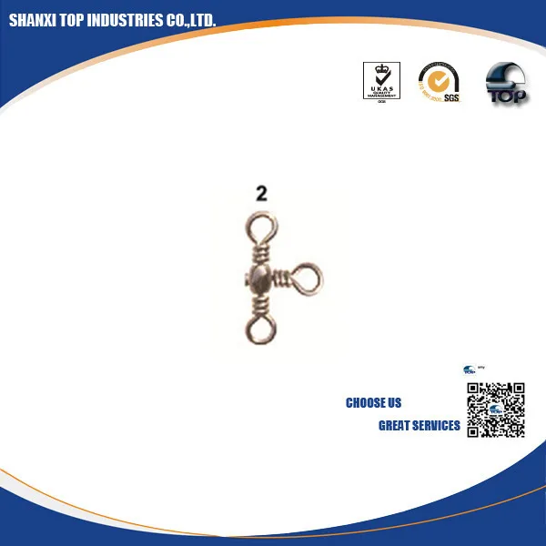

1000pcs Durable Barrel crossline swivels