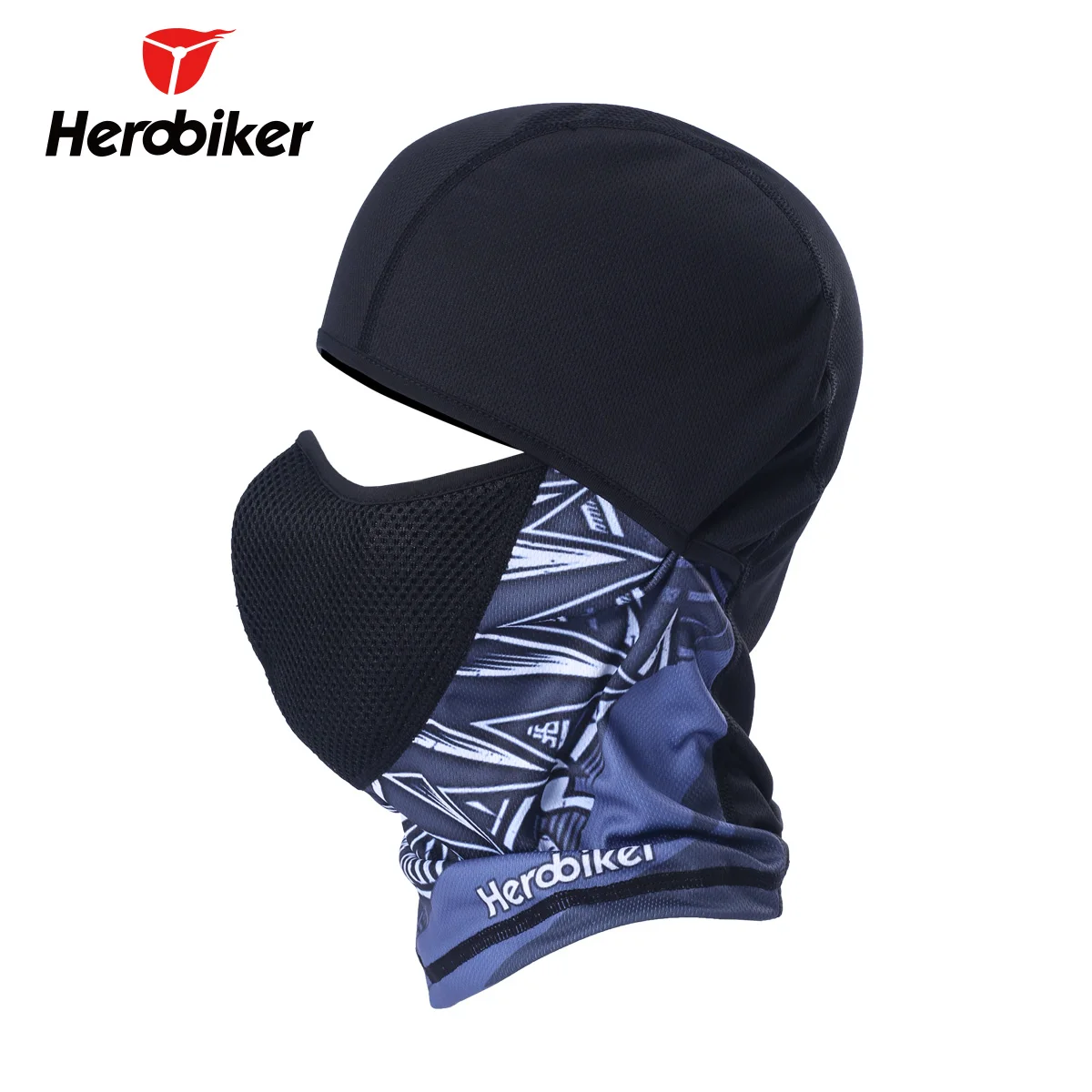 HEROBIKER мотоциклетная маска для лица Ветрозащитная Балаклава мото пылезащитный