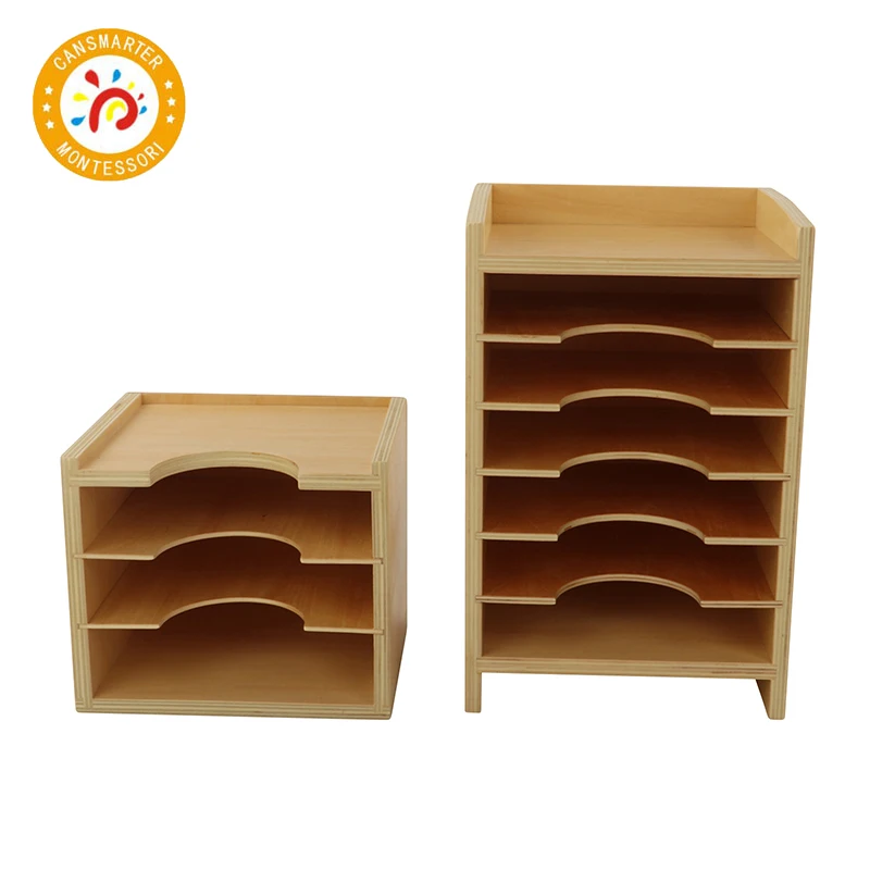 

Montessori Materials High Quality Baby Toy Wooden Geometric Card Cabinet Education Preschool Children Toy